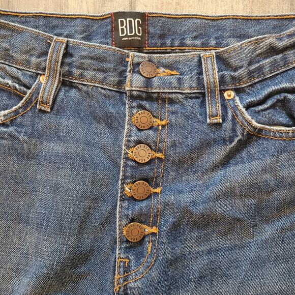 BDG Urban Outfitters Jeans Size 27 Vintage Bootcut Medium Wash Blue Button Fly - Picture 8 of 15